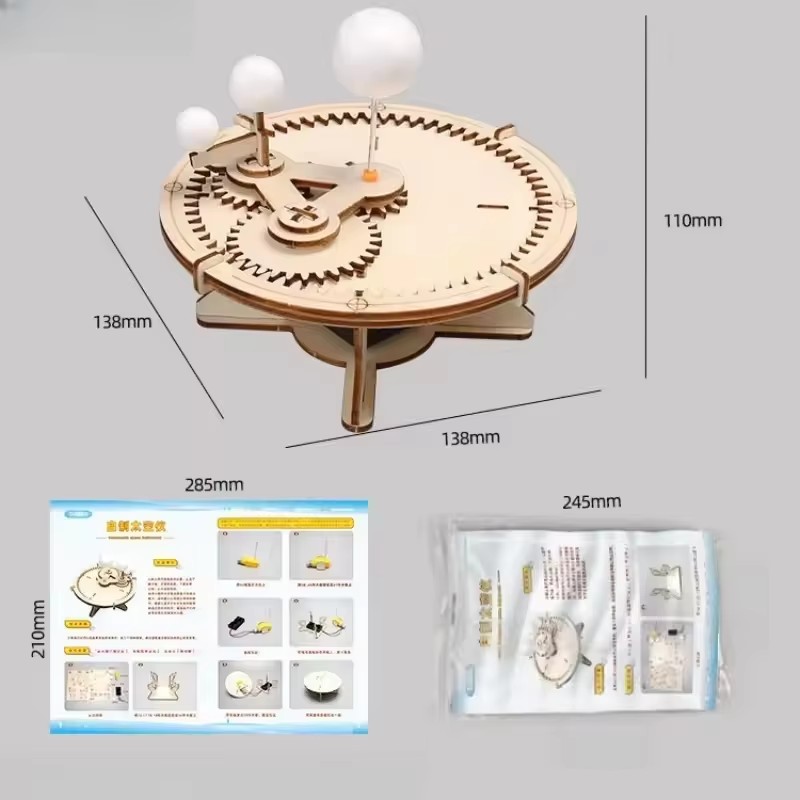  نموذج ميكانيكي خشبي للنظام ا - مراجعة Science And Hobby وسعره