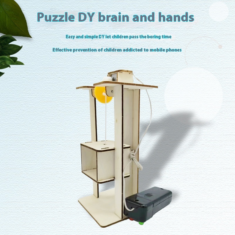 DIY نموذج المصعد التعليمية الج - مراجعة Science Project وسعره