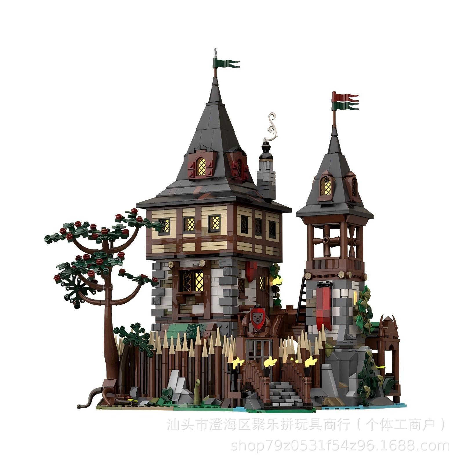MOC Bear King Castle فسيفساء ب - مراجعة Science And Hobby وسعره