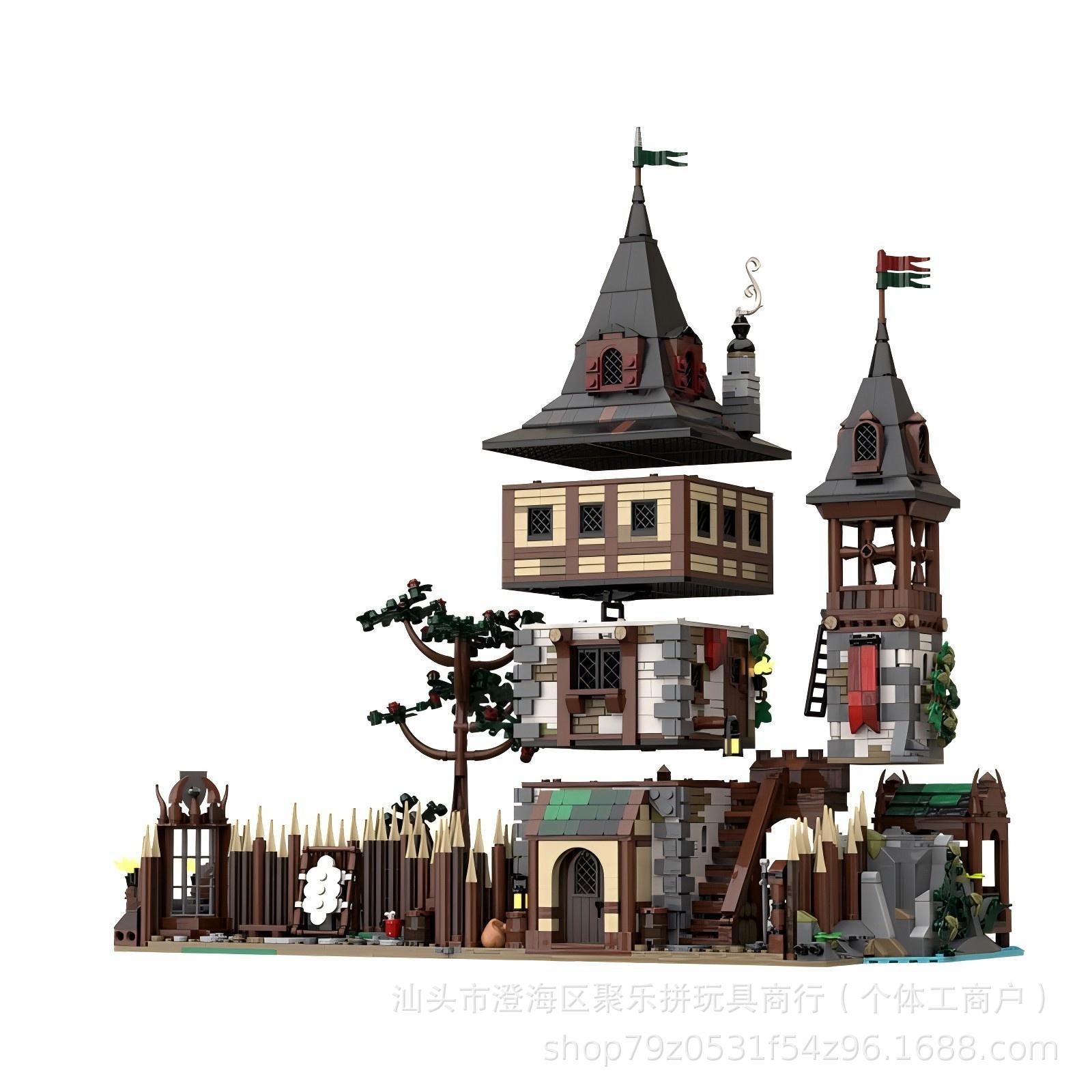 MOC Bear King Castle فسيفساء ب - مراجعة Science And Hobby وسعره